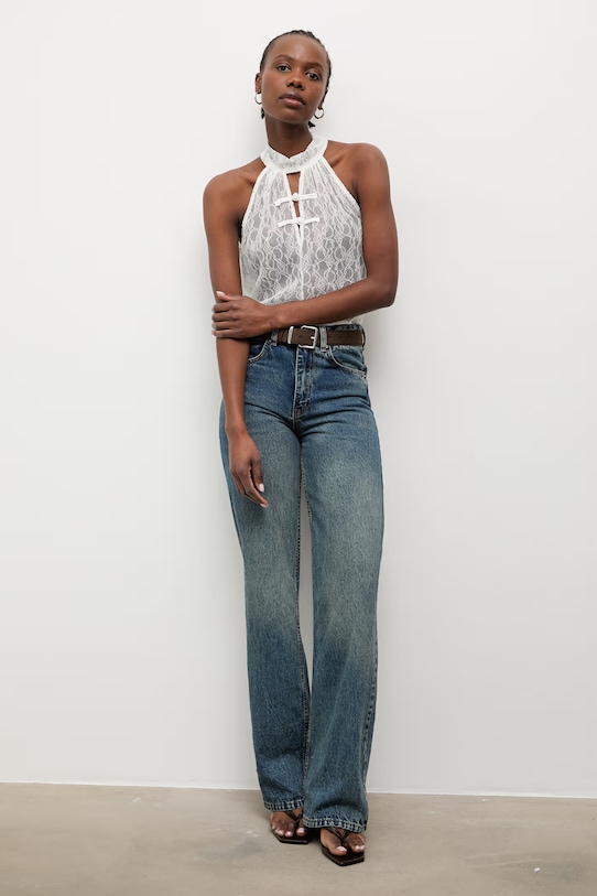 Answear.LAB top damski 95130.iak biały WS26