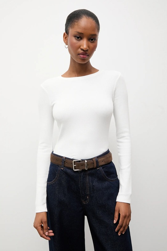 Answear.LAB longsleeve biały 4564.tok