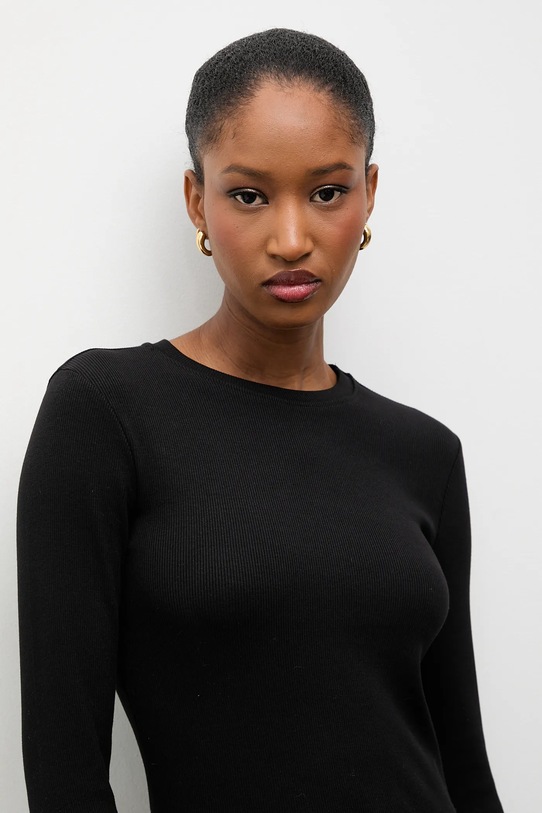 Answear.LAB longsleeve czarny 4564.tok