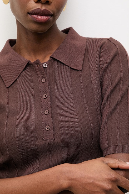 Answear.LAB polo 75502.hak brązowy