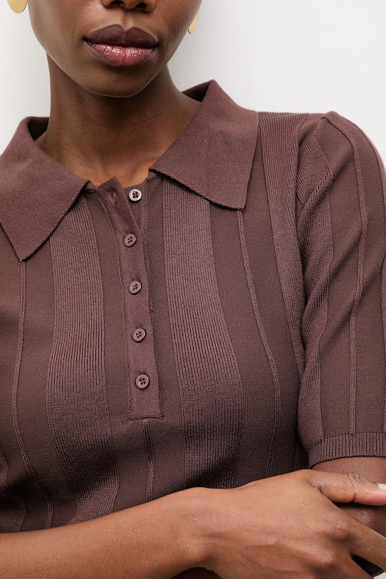 Answear.LAB polo 75502.hak brązowy