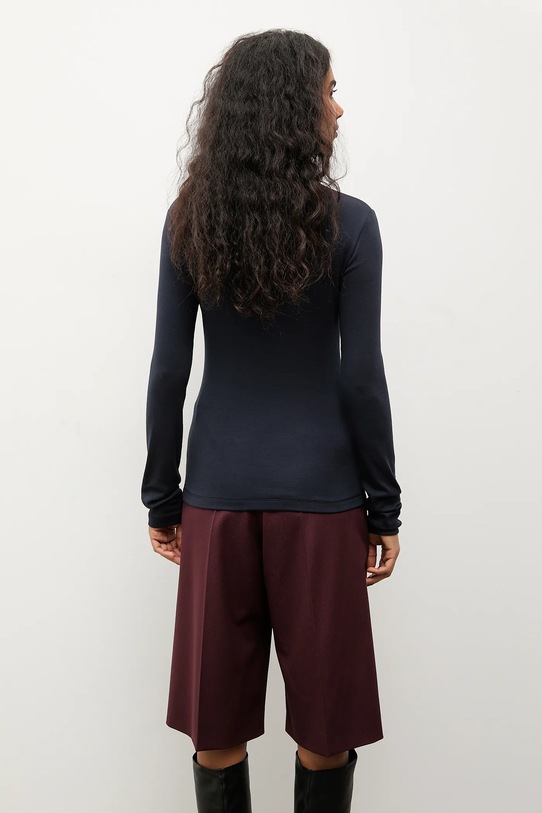 Odzież Answear.LAB longsleeve TR3.tok granatowy