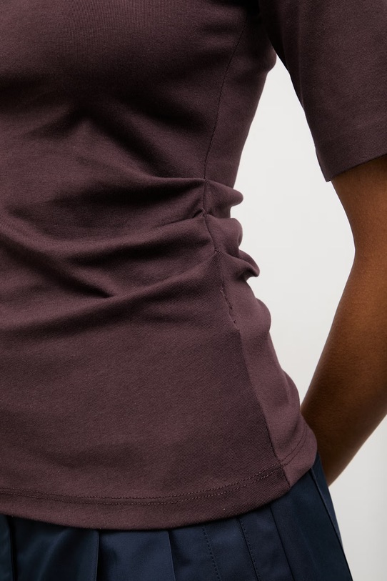 Answear.LAB t-shirt 17190.tok brązowy