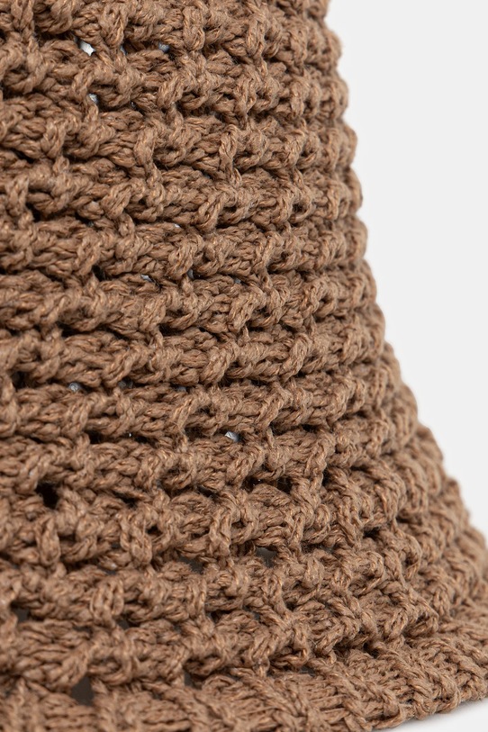 Answear.LAB kapelusz bawełniany AD.3.cjk brązowy WS26