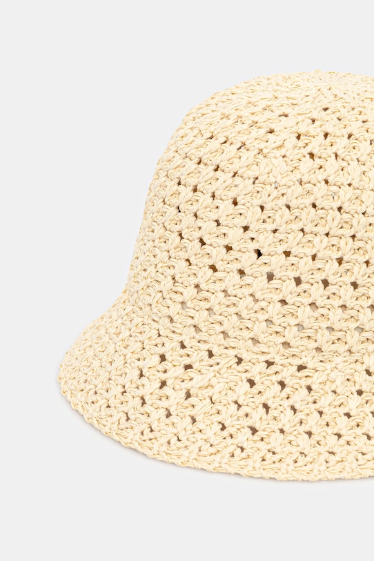 Akcesoria Answear.LAB kapelusz bawełniany ZK.7.cjk beżowy