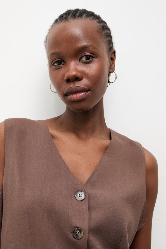 Answear.LAB komplet damski z domieszką lnu WS26-DKD000