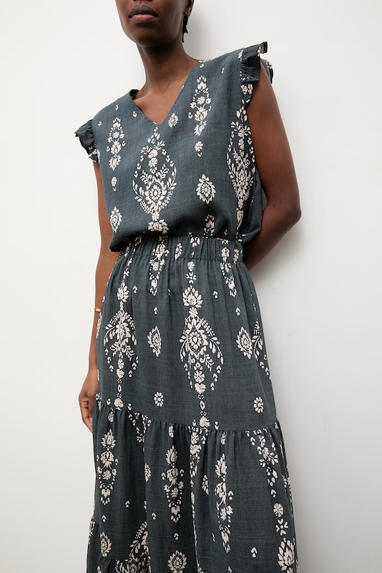 Answear.LAB komplet damski z wiskozą WS26-DKD001 czarny WS26