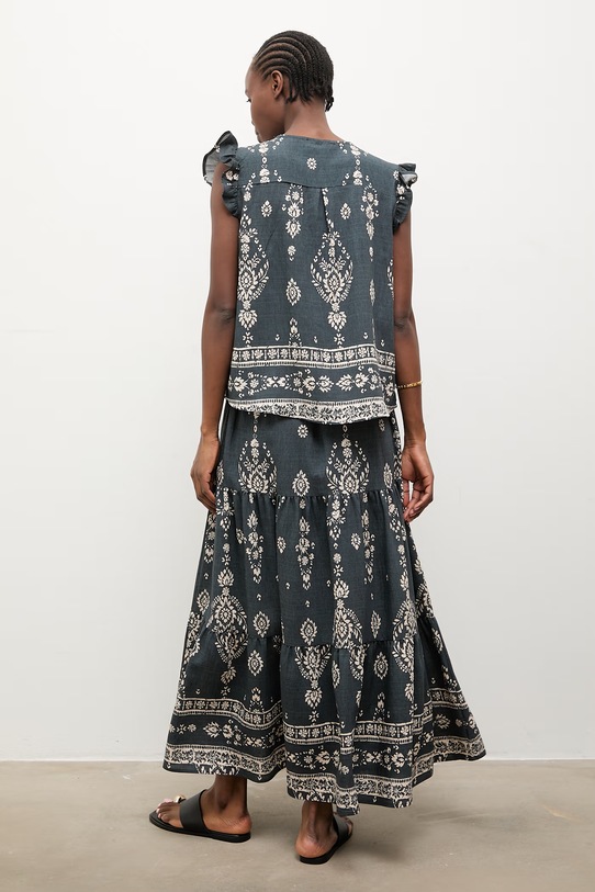 Odzież Answear.LAB komplet damski z wiskozą WS26-DKD001 czarny