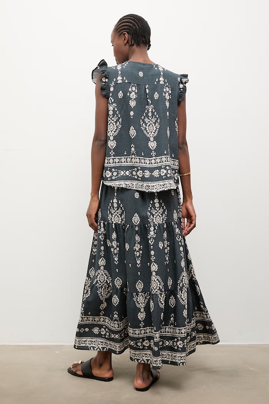 Odzież Answear.LAB komplet damski z wiskozą WS26-DKD001 czarny