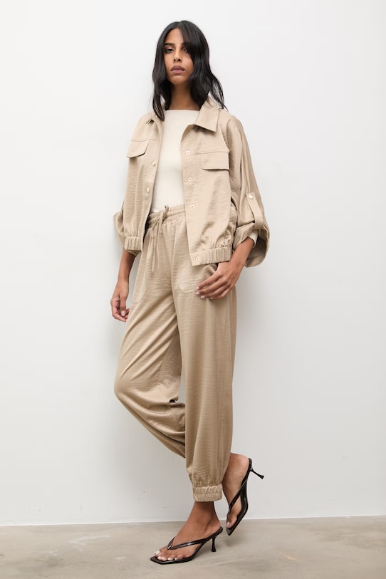 Answear.LAB komplet z domieszką lnu Y25015.hak