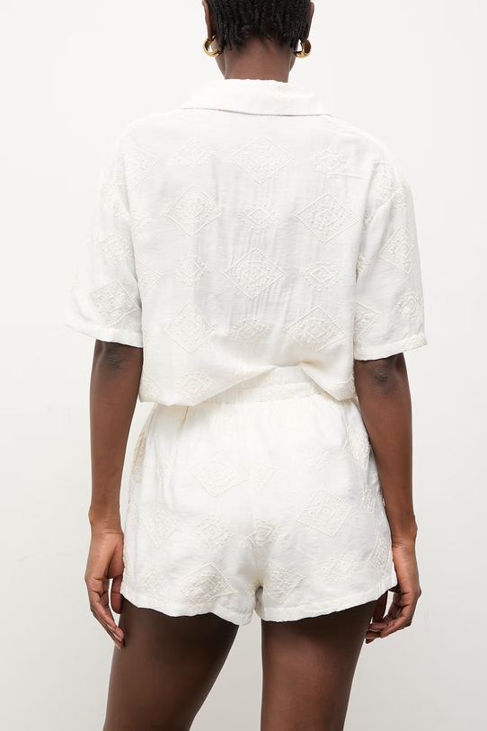 Answear.LAB komplet damski z wiskozy beżowy WS26-DKD003