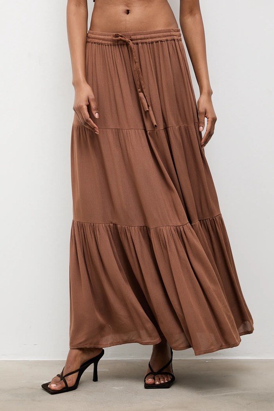 Odzież Answear.LAB top i spódnica Reina/BUSTIER.hak brązowy