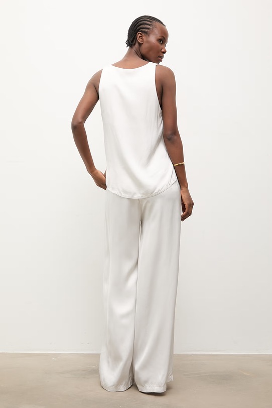 Answear.LAB komplet codzienny damski z wiskozy beżowy WS26-DKD008