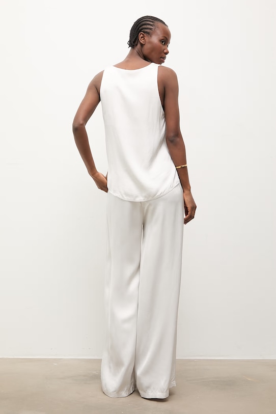 Answear.LAB komplet codzienny damski z wiskozy beżowy WS26-DKD008