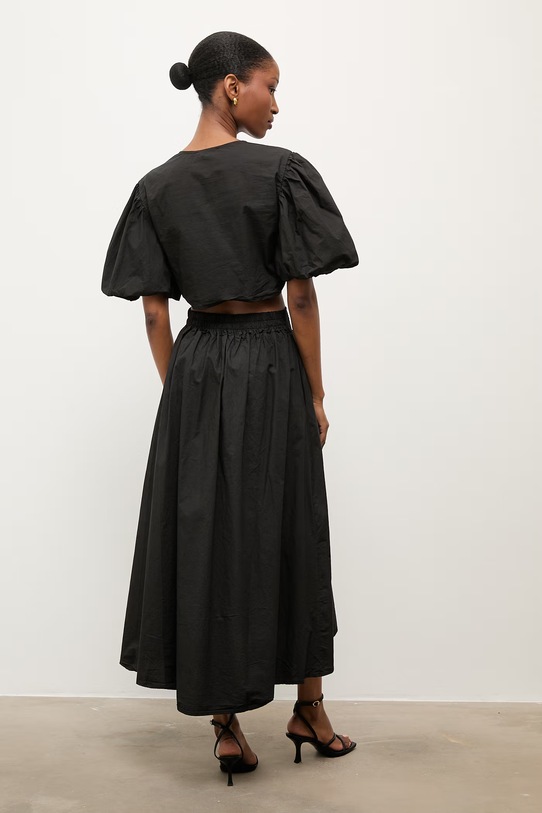 Answear.LAB komplet damski bawełniany czarny WS26-DKD009