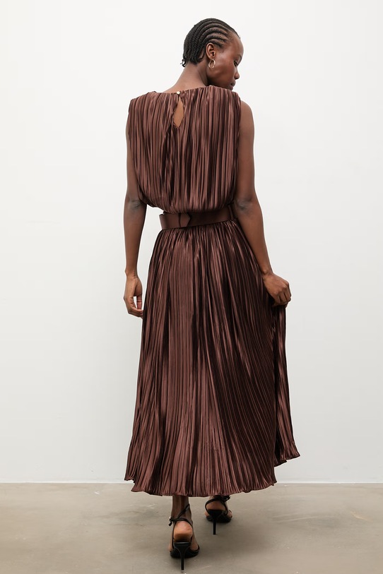 Odzież Answear.LAB komplet damski WS26-DKD011 brązowy