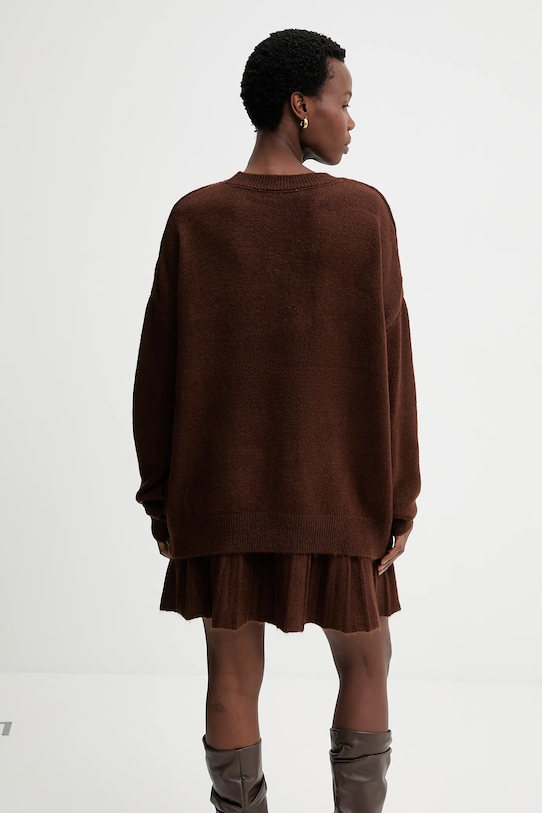 Odzież Answear.LAB sweter i spódnica 1001.sng.tok brązowy