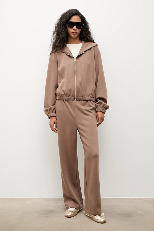 Answear.LAB dres dzianina brązowy 33103.33102.FLK