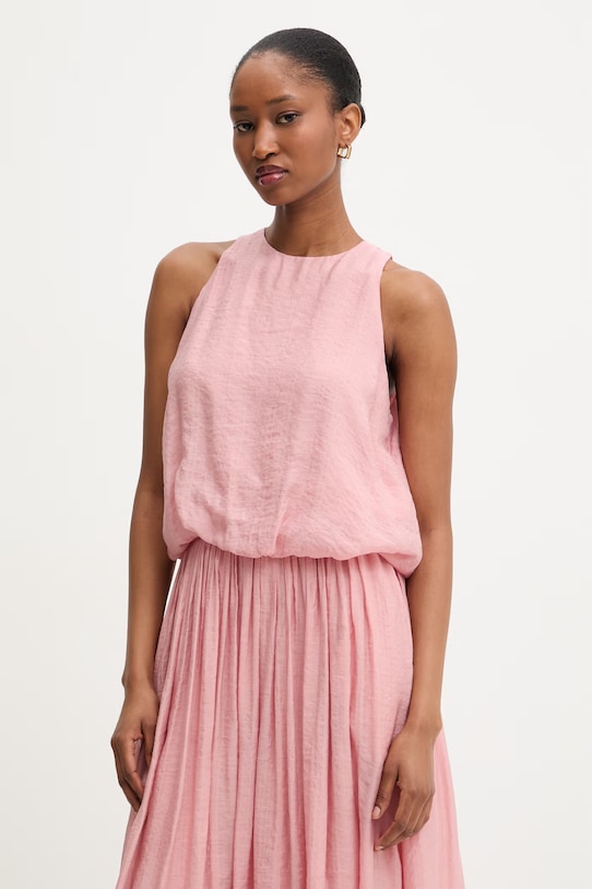 Answear.LAB bluzka i spódnica AS992501.hak różowy WS26