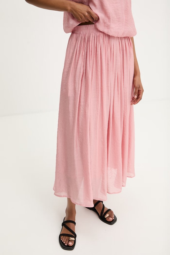 Odzież Answear.LAB bluzka i spódnica AS992501.hak różowy