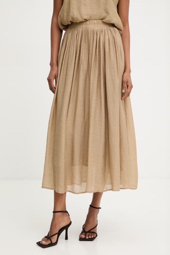 Odzież Answear.LAB bluzka i spódnica AS992501.hak beżowy