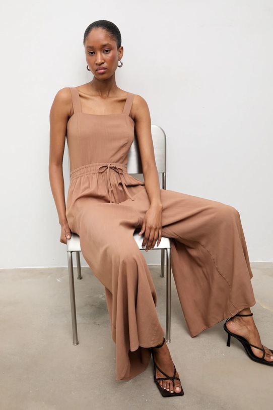 Answear.LAB komplet tkanina brązowy vf9001.2.flk