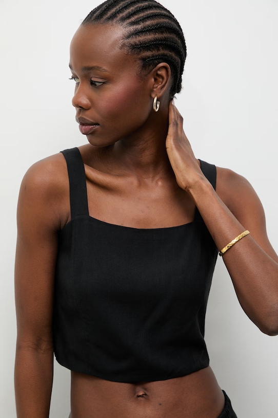 Answear.LAB denná súprava dámska s viskózou vf9001.2.flk čierna WS26