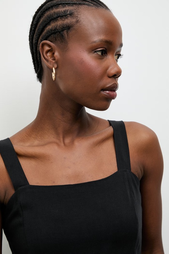 Answear.LAB denná súprava dámska s viskózou vf9001.2.flk čierna