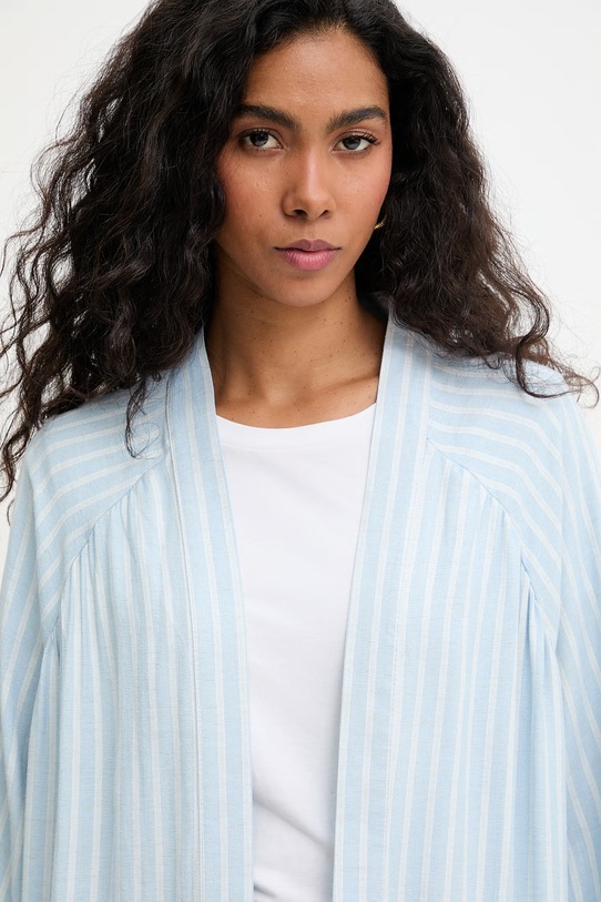 Answear.LAB Καθημερινό σετ γυναικείο με πρόσμιξη λινού stripe2.set