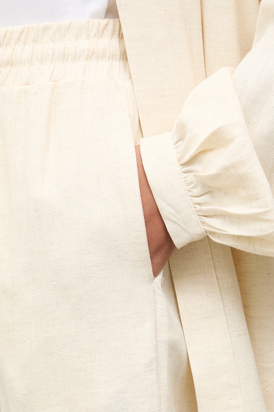 Answear.LAB komplet codzienny damski z dodatkiem lnu solid.set