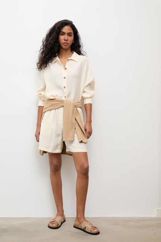 Answear.LAB komplet damski z modalem modal.set żółty WS26