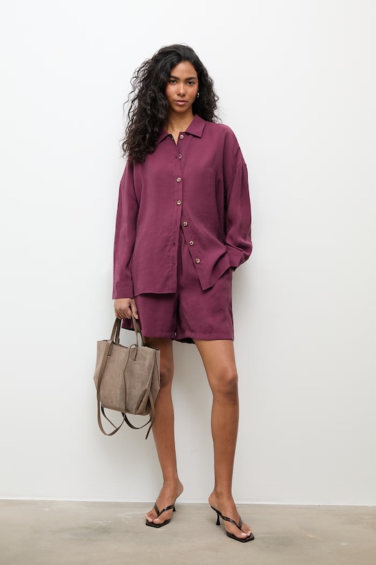 Answear.LAB szett női modállal piros modal.set