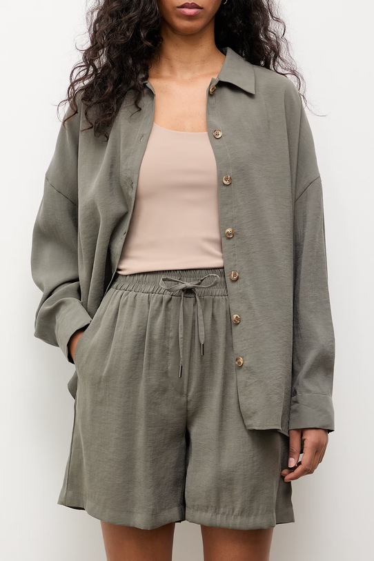 Ruházat Answear.LAB női szett modállal modal.set zöld