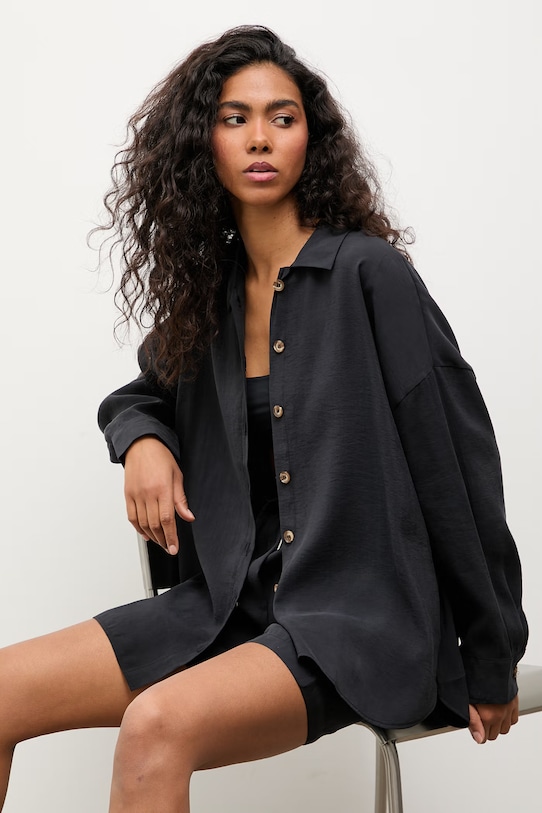 Answear.LAB komplet damski z modalem czarny modal.set