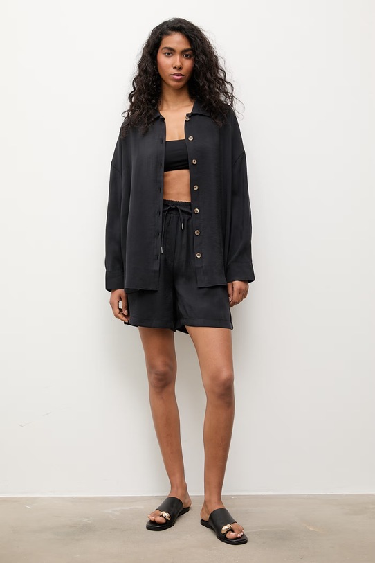 Answear.LAB komplet damski z modalem modal.set czarny WS26