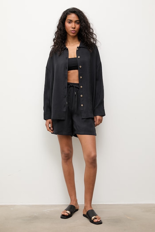 Answear.LAB komplet damski z modalem modal.set czarny WS26