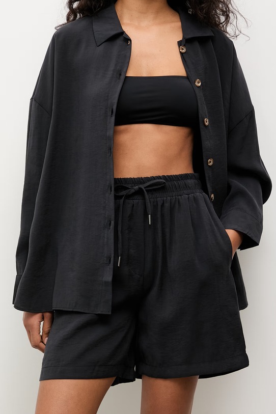 Odzież Answear.LAB komplet damski z modalem modal.set czarny