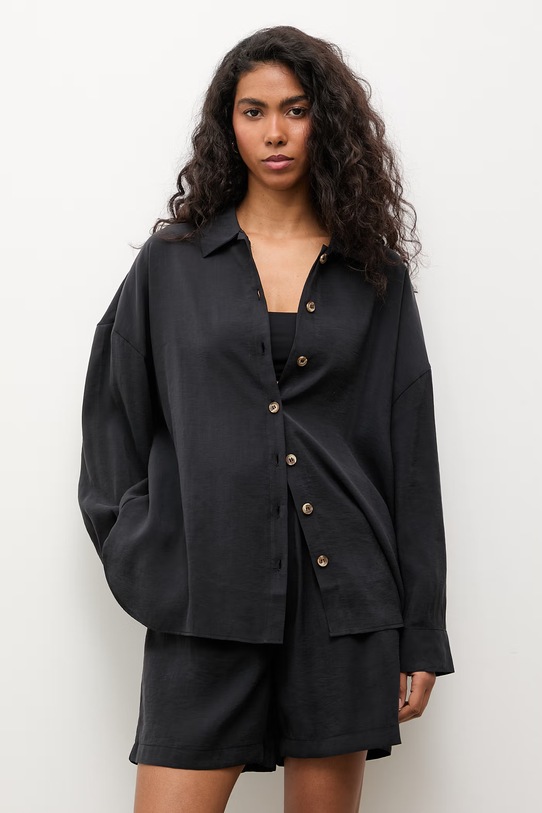 Answear.LAB komplet damski z modalem modal.set czarny