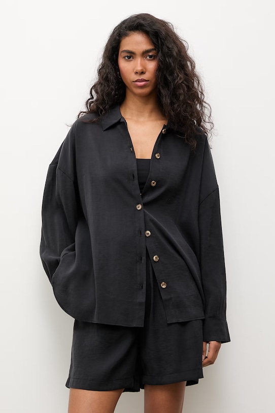 Answear.LAB komplet damski z modalem modal.set czarny