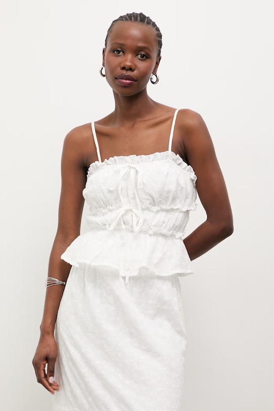 Answear.LAB komplet damski bawełniany PS9521ABS.fak biały WS26