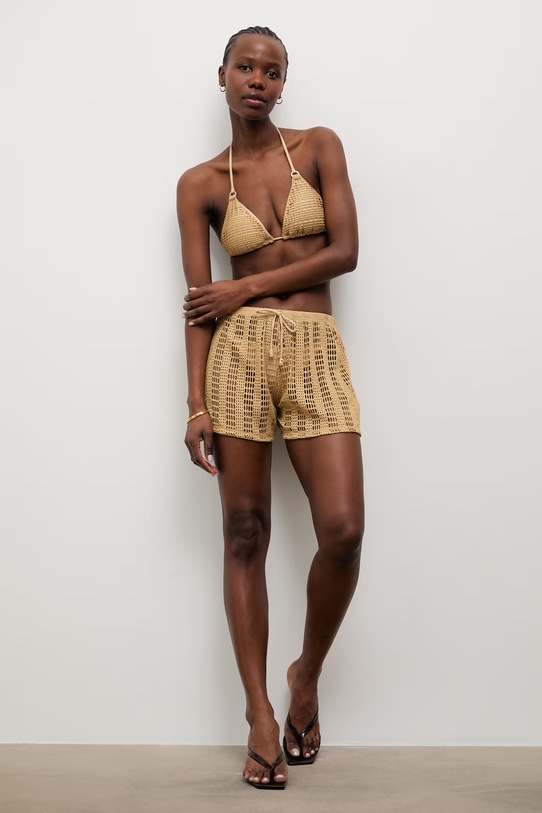 Answear.LAB pantaloncini da spiaggia da donna HL4AE51.fak marrone WS26