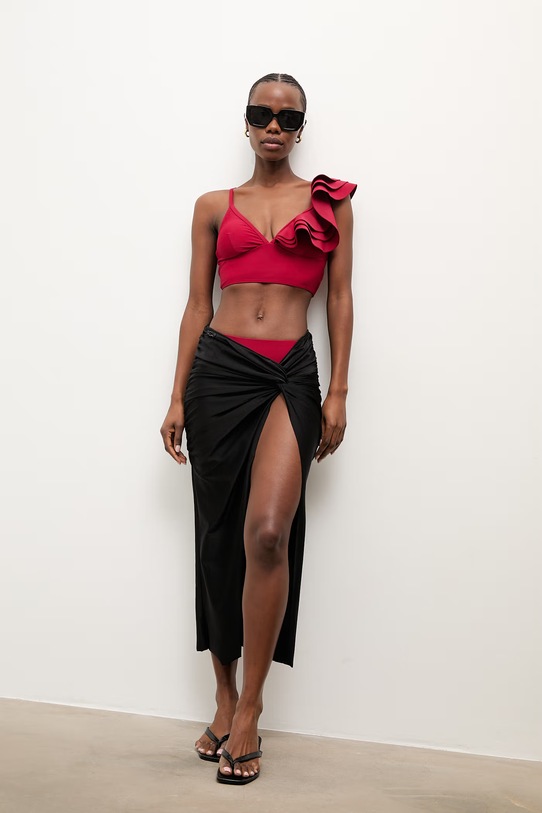 Answear.LAB figi kąpielowe WS26-EBD002 czerwony WS26