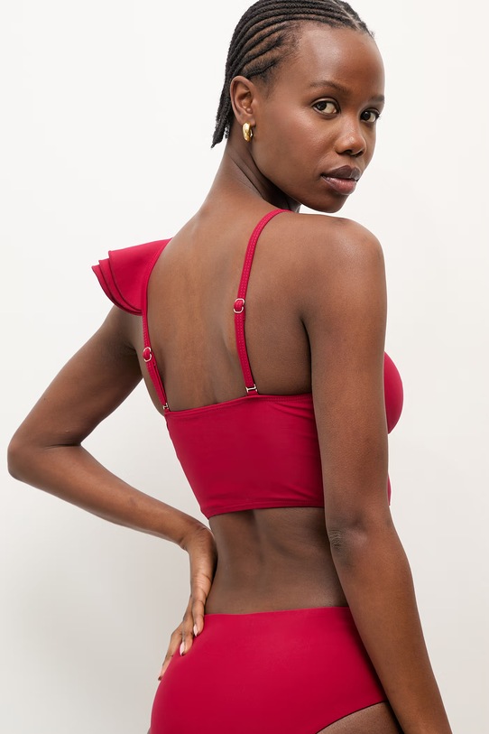 Odzież Answear.LAB biustonosz kąpielowy WS26-ETD001 czerwony