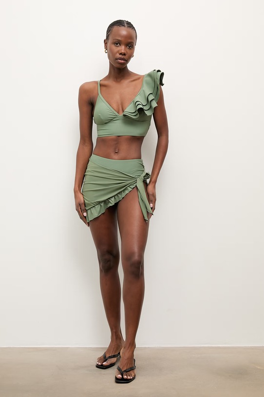 Answear.LAB biustonosz kąpielowy WS26-ETD001 zielony WS26