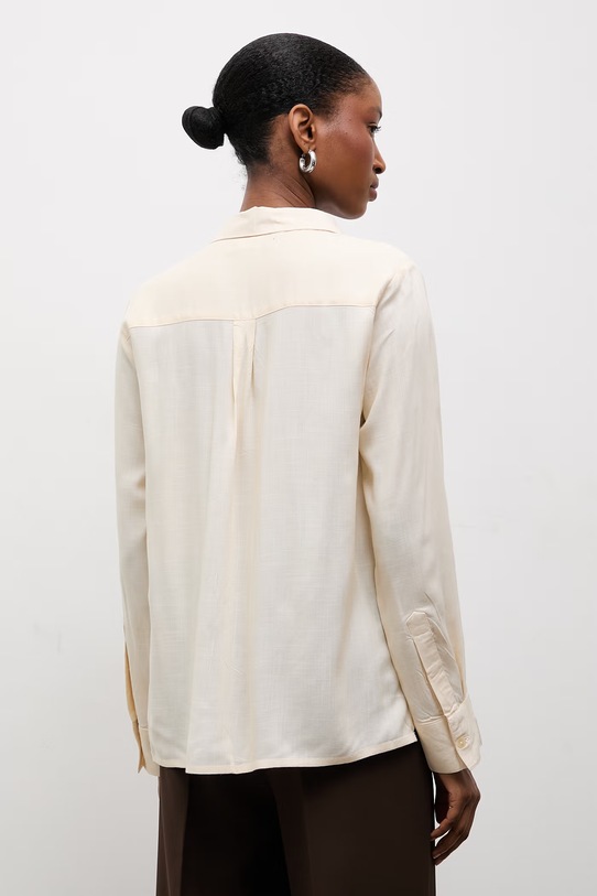 Ρούχα Πουκάμισο Answear.LAB Ines.hak μπεζ