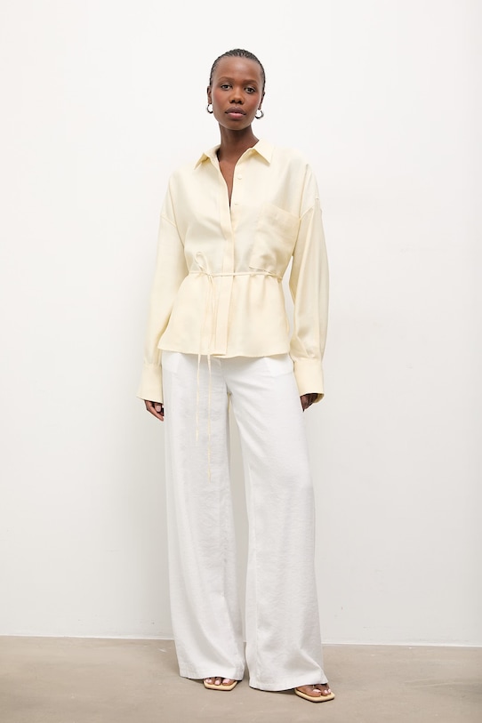 Answear.LAB koszula 1YA1WCGM0705.tok żółty WS26