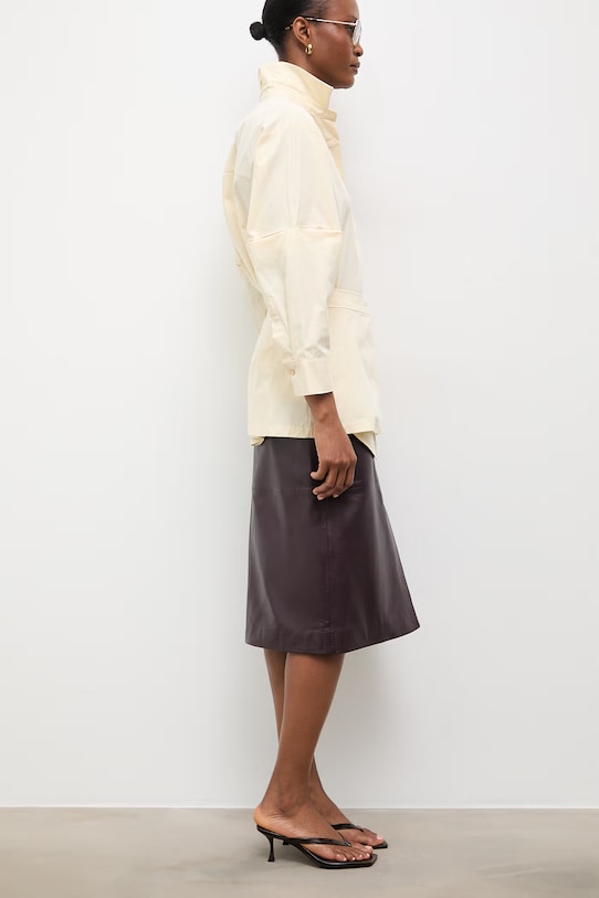 Answear.LAB koszula damska bawełniana żółty WS26-KDD009