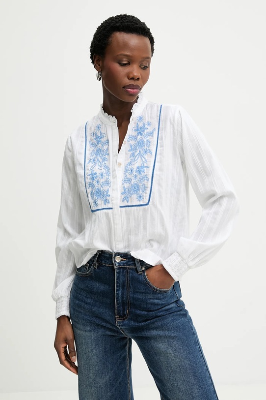 Answear.LAB koszula bawełniana regular biały 3005.hak