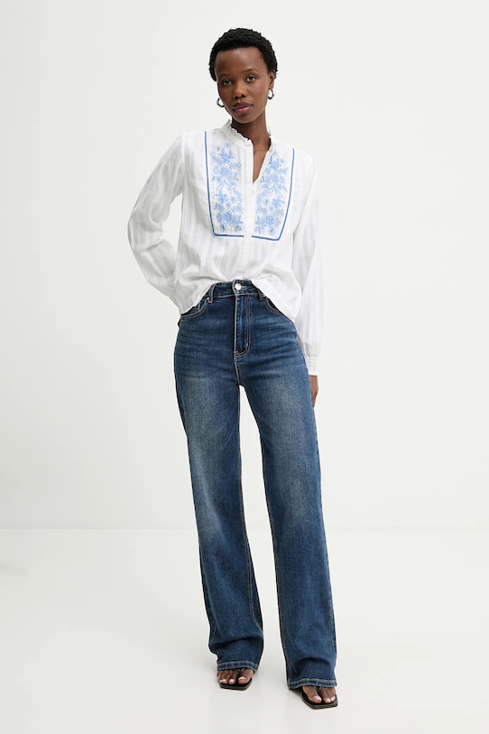 Answear.LAB koszula bawełniana 3005.hak biały WS26