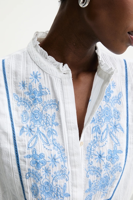 Answear.LAB koszula bawełniana 3005.hak biały